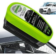 2025 New 2.0 Green Oil Film Wipe, Automotive Oil Film Cleaning Brush, 150ml Oil Film Remover for car, Windshield Cleaner Tool, Improves Clarity and Visibility (2pcs)